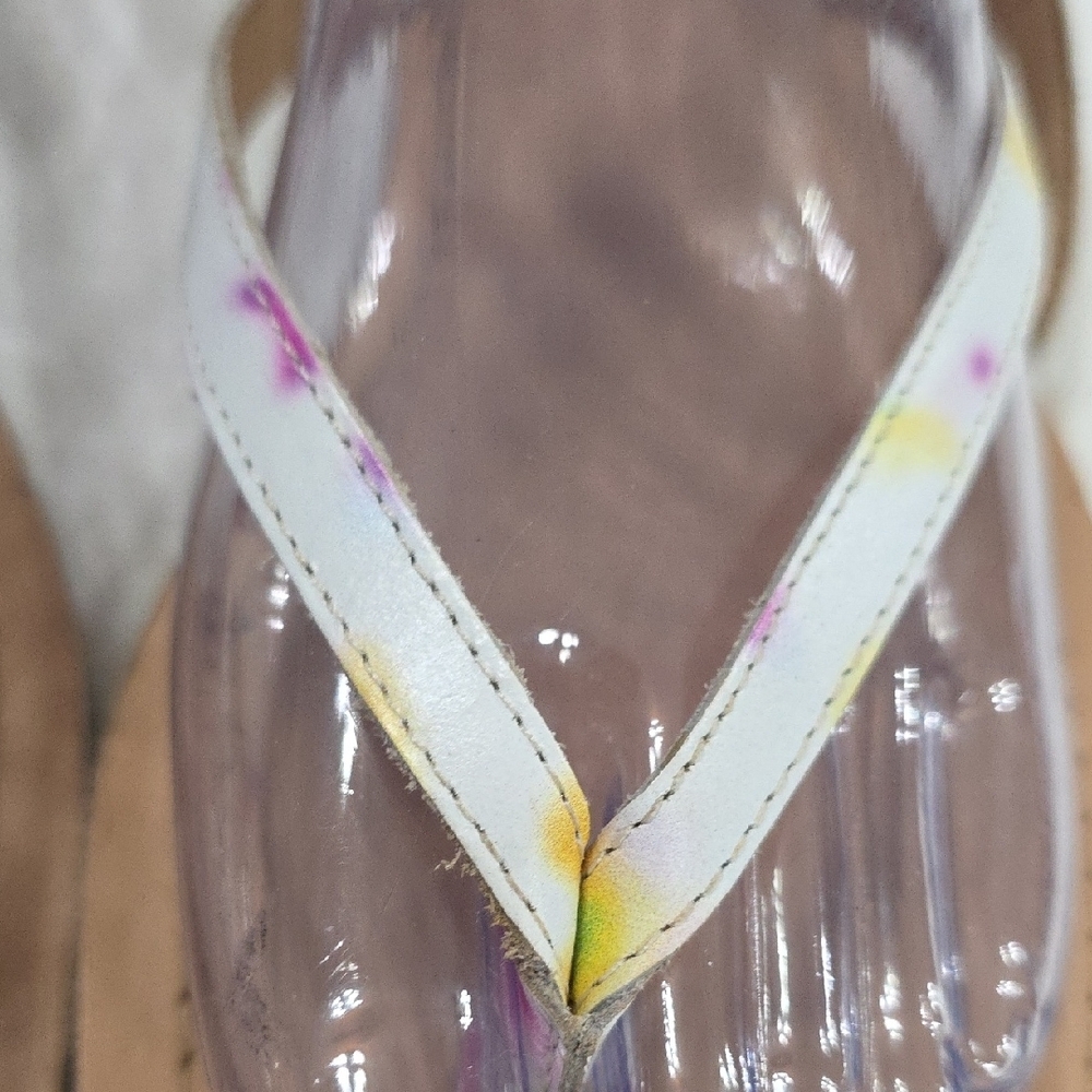 Lucky Brand Women's Multicolor Sandals  Buckles Beachy Summer Sz 9? EUC READ - Picture 5 of 14